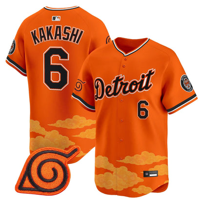 Detroit Tigers x Naruto Vapor Premier Limited Jersey - Stitched