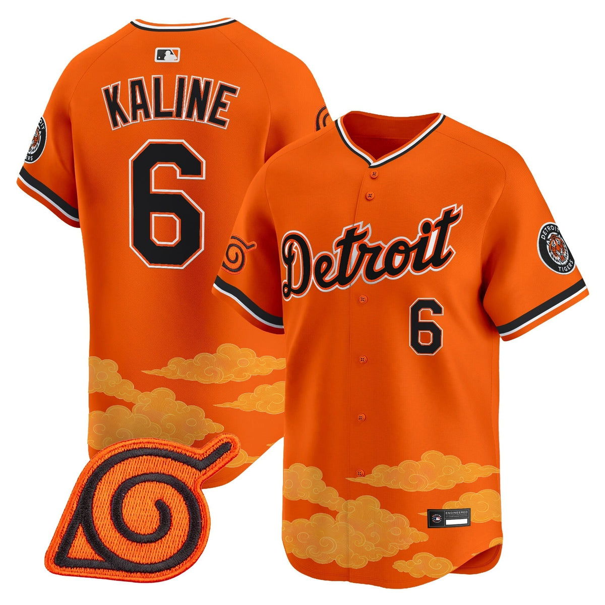 Detroit Tigers x Naruto Vapor Premier Limited Jersey - Stitched