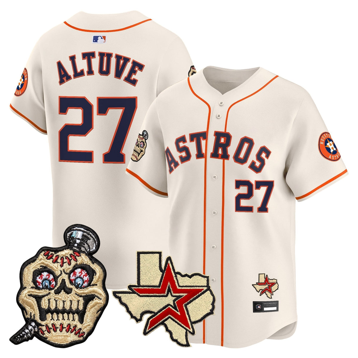 Houston Astros Screwed Up Click Vapor Premier Limited Jersey - All Stitched