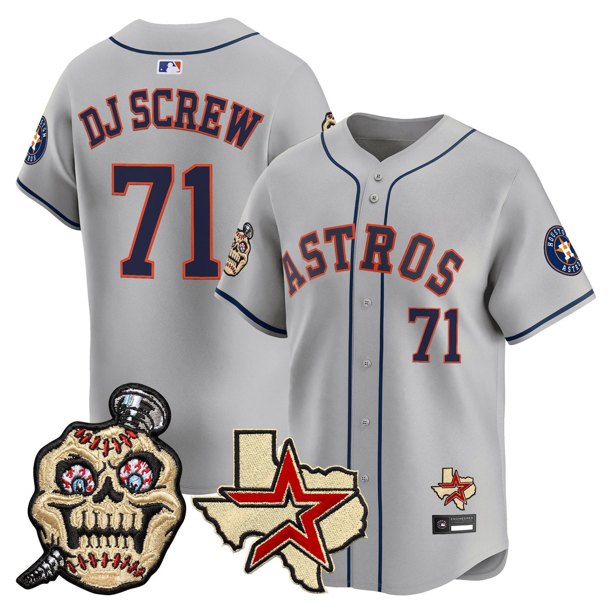 Houston Astros Screwed Up Click Vapor Premier Limited Jersey - All Stitched