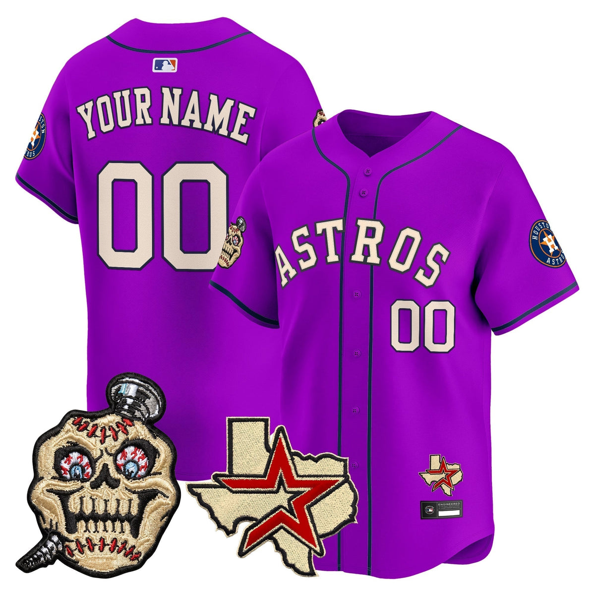 Houston Astros Screwed Up Click Vapor Premier Limited Custom Jersey - All Stitched