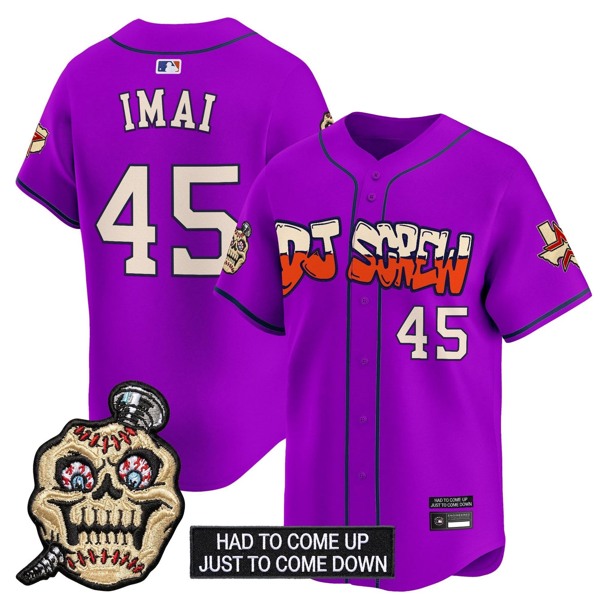 Houston Astros Screwed Up Click Vapor Premier Limited Jersey V2 - All Stitched