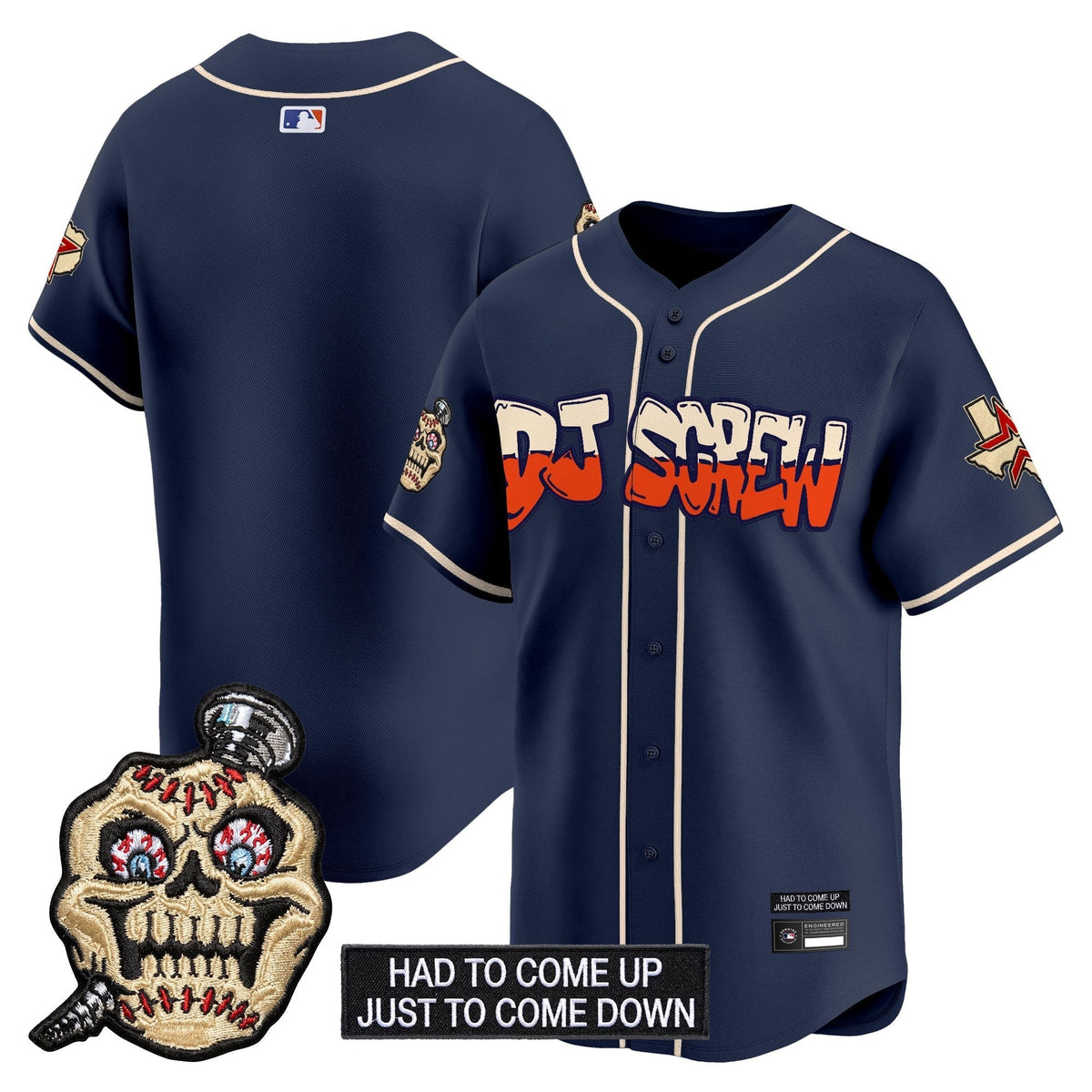 Houston Astros Screwed Up Click Vapor Premier Limited Jersey V2 - All Stitched