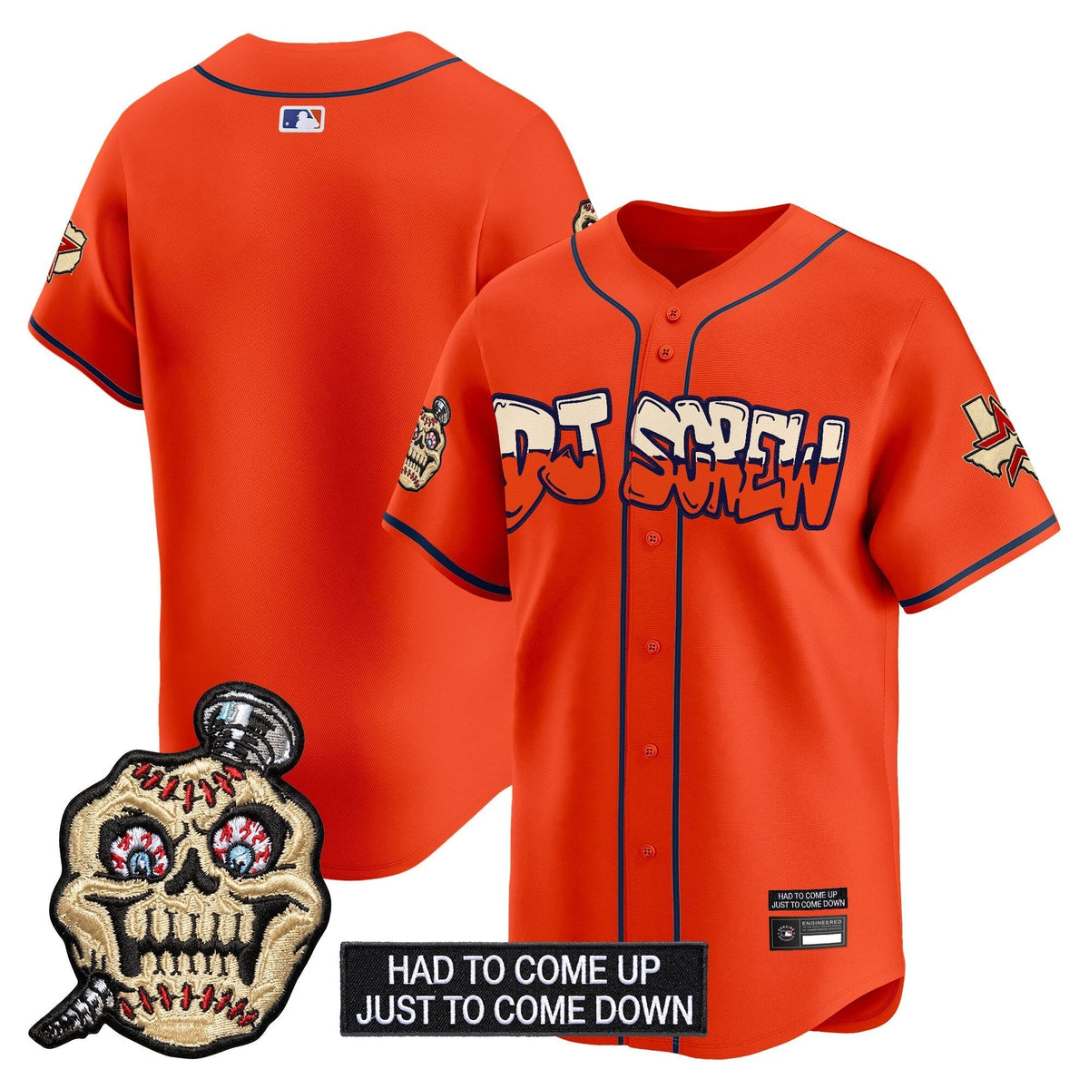 Houston Astros Screwed Up Click Vapor Premier Limited Jersey V2 - All Stitched