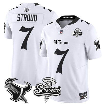 Houston Texans DJ Screw Vapor Limited Jersey - Gothic Edition - All Stitched