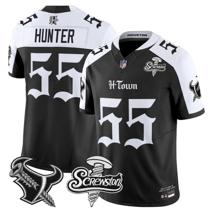 Houston Texans DJ Screw Vapor Limited Jersey - Gothic Edition - All Stitched