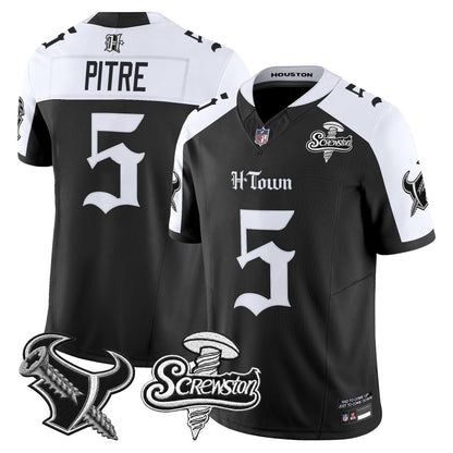 Houston Texans DJ Screw Vapor Limited Jersey - Gothic Edition - All Stitched
