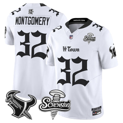 Houston Texans DJ Screw Vapor Limited Jersey - Gothic Edition - All Stitched