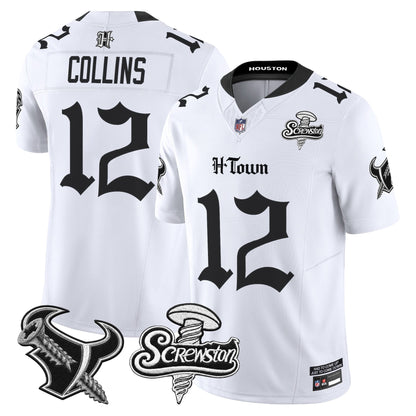 Houston Texans DJ Screw Vapor Limited Jersey - Gothic Edition - All Stitched