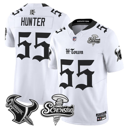 Houston Texans DJ Screw Vapor Limited Jersey - Gothic Edition - All Stitched