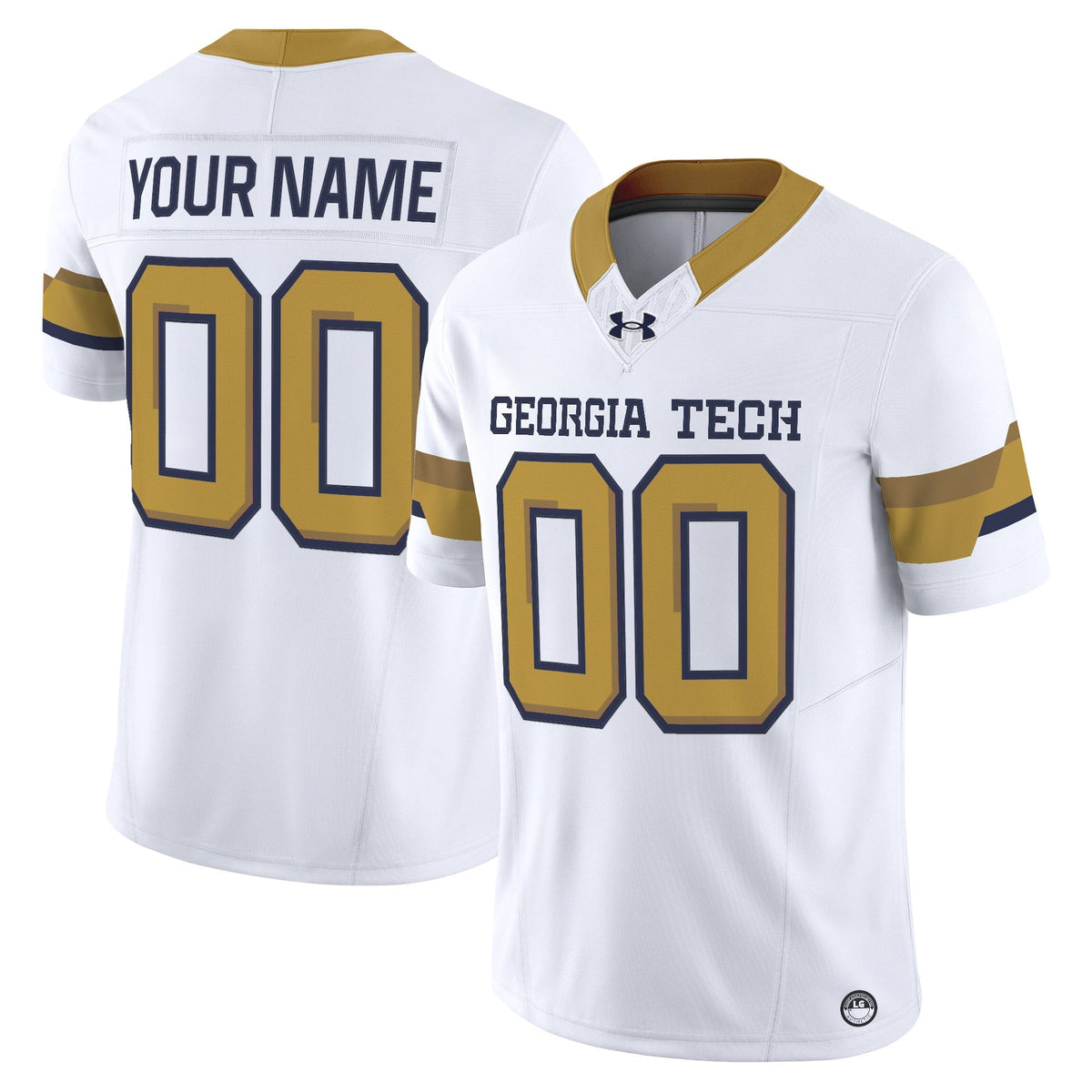 Georgia Tech Yellow Jackets 2026 Vapor Limited Custom Jersey - All stitched
