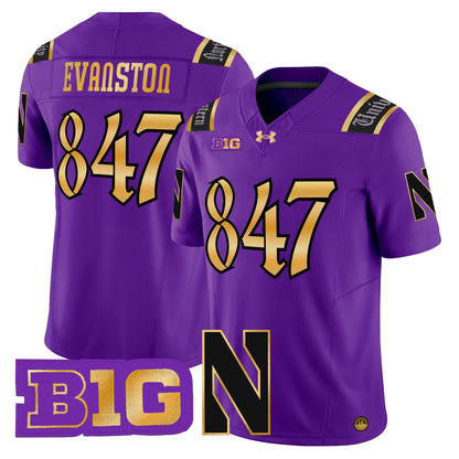 Northwestern Wildcats 2026 Vapor Limited Jersey - All stitched