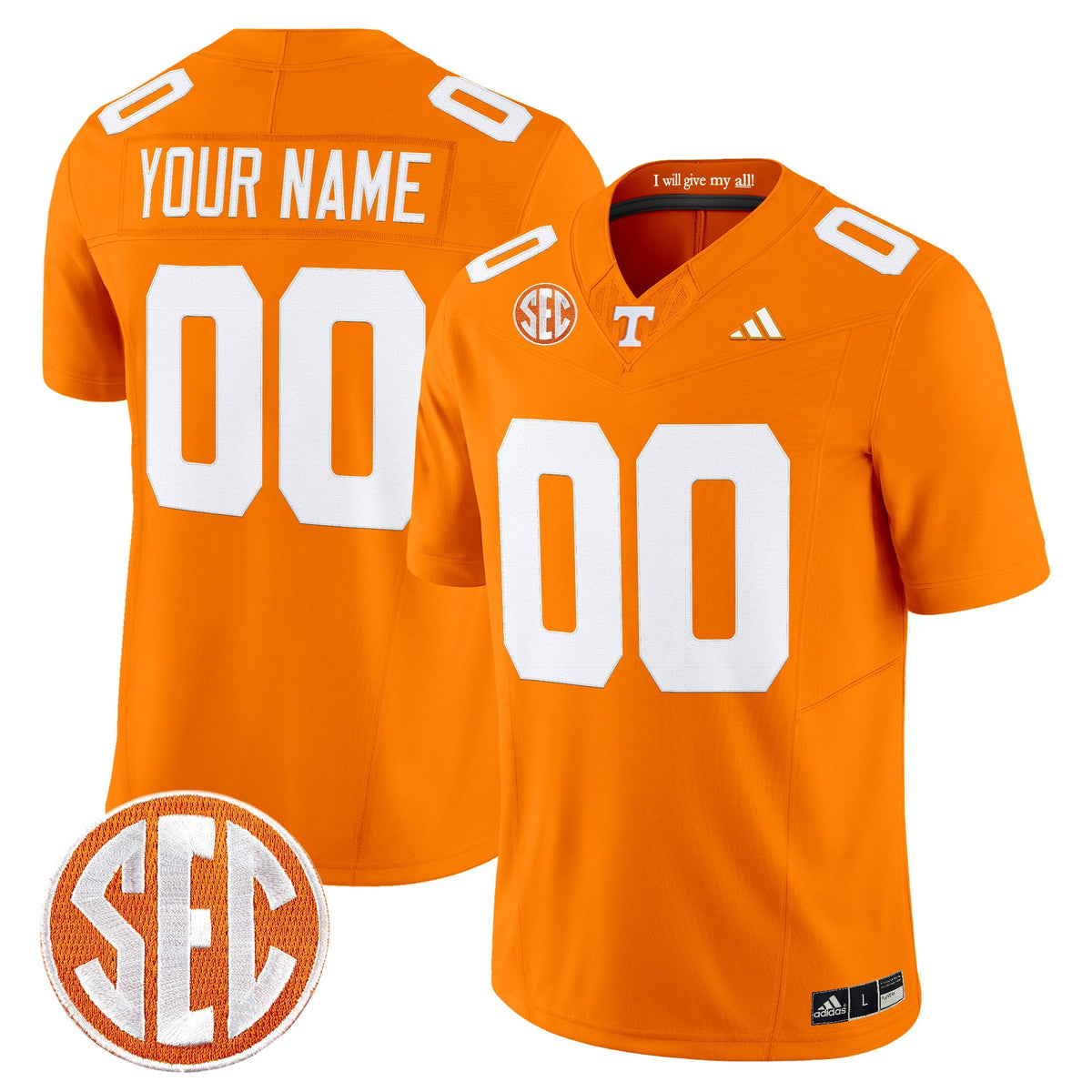 Tennessee Volunteers 2026 Vapor Limited Custom Jersey - All Stitched