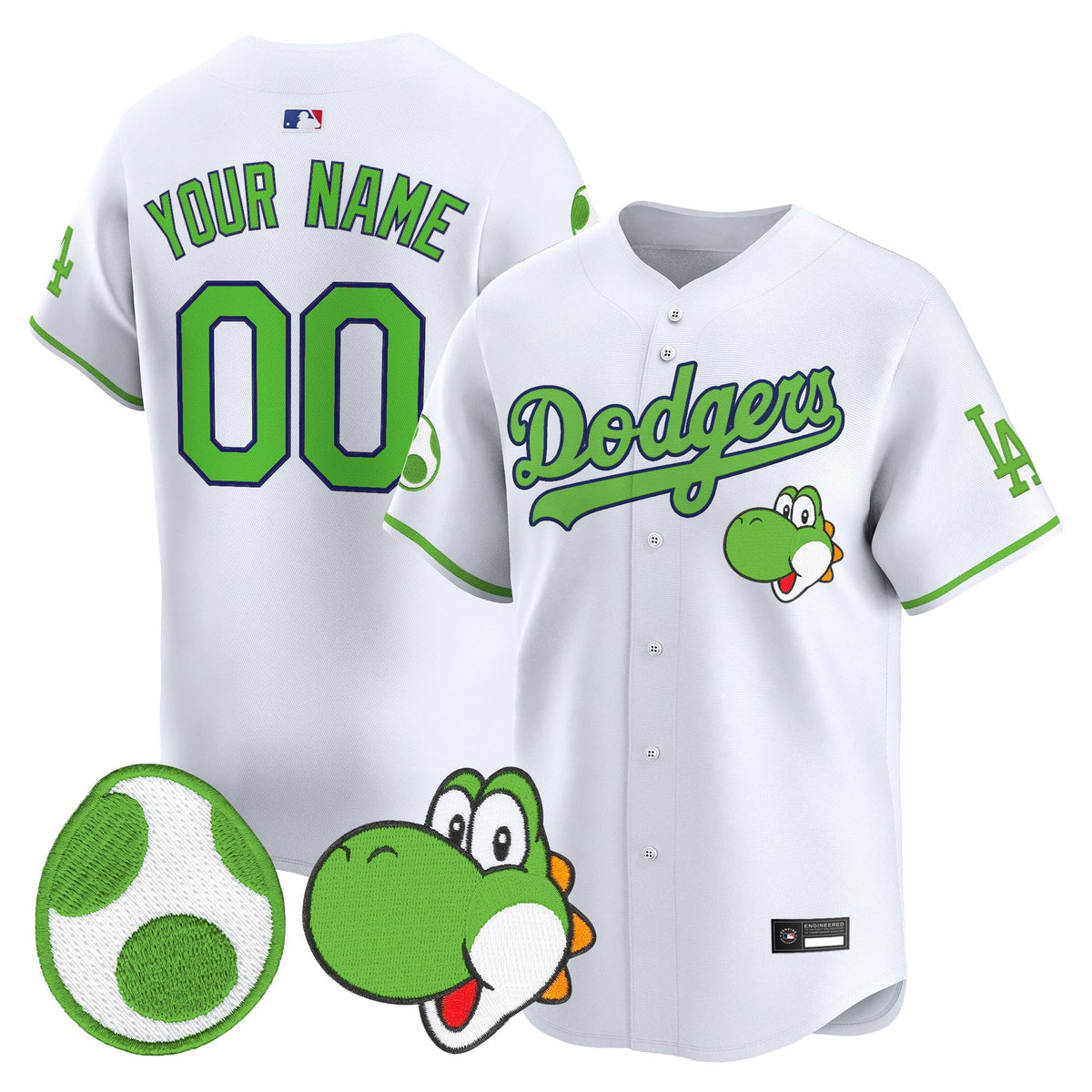 Los Angeles Dodgers x Yoshi Vapor Premier Limited Custom Jersey - All Stitched