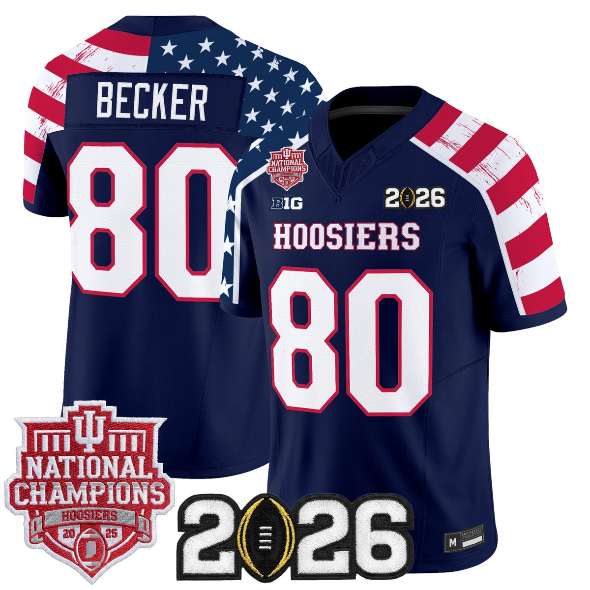 Indiana Hoosiers "America 250 Edition" Vapor Limited Jersey - Stitched