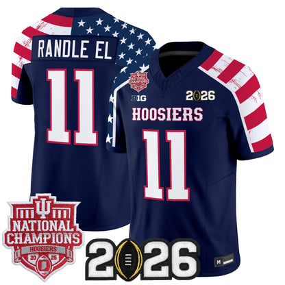 Indiana Hoosiers "America 250 Edition" Vapor Limited Jersey - Stitched