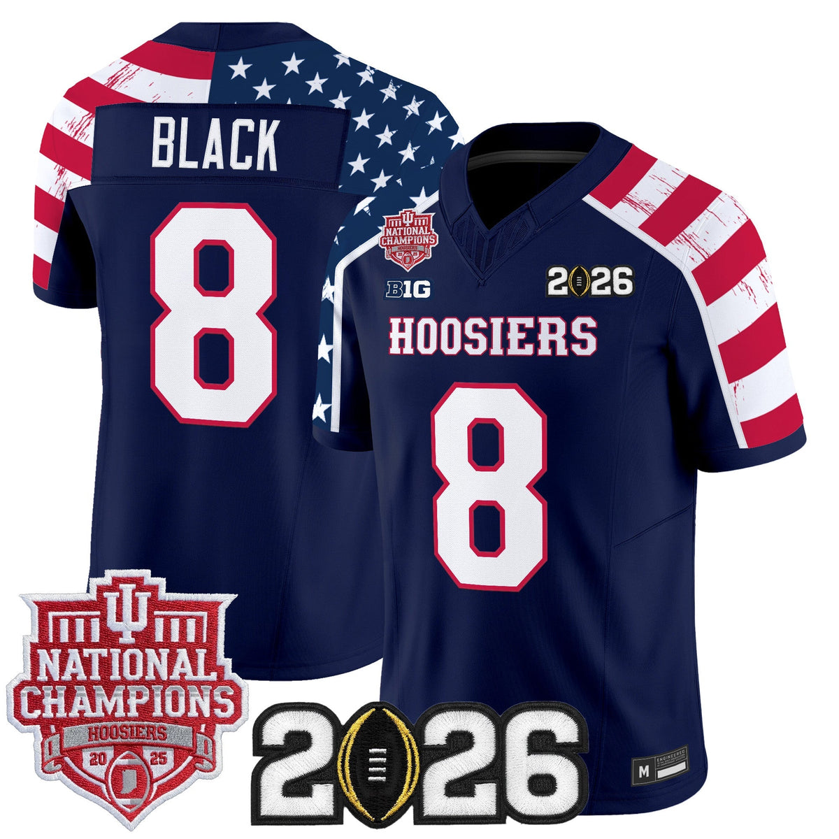 Indiana Hoosiers "America 250 Edition" Vapor Limited Jersey - Stitched