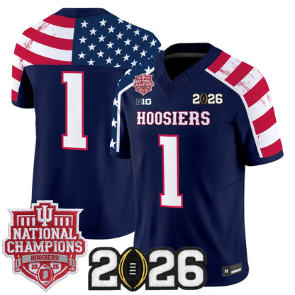 Indiana Hoosiers "America 250 Edition" Vapor Limited Jersey - Stitched