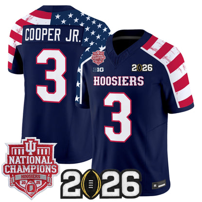 Indiana Hoosiers "America 250 Edition" Vapor Limited Jersey - Stitched
