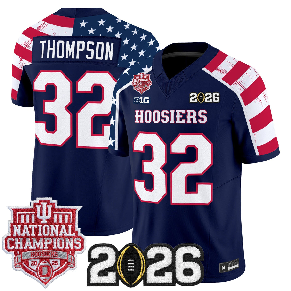 Indiana Hoosiers "America 250 Edition" Vapor Limited Jersey - Stitched