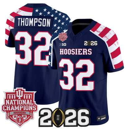 Indiana Hoosiers "America 250 Edition" Vapor Limited Jersey - Stitched