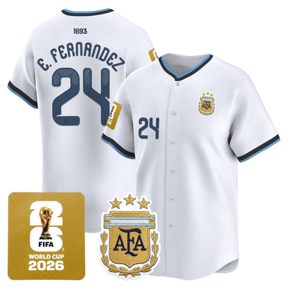 Argentina 2026 Vapor Baseball Jersey - All Stitched
