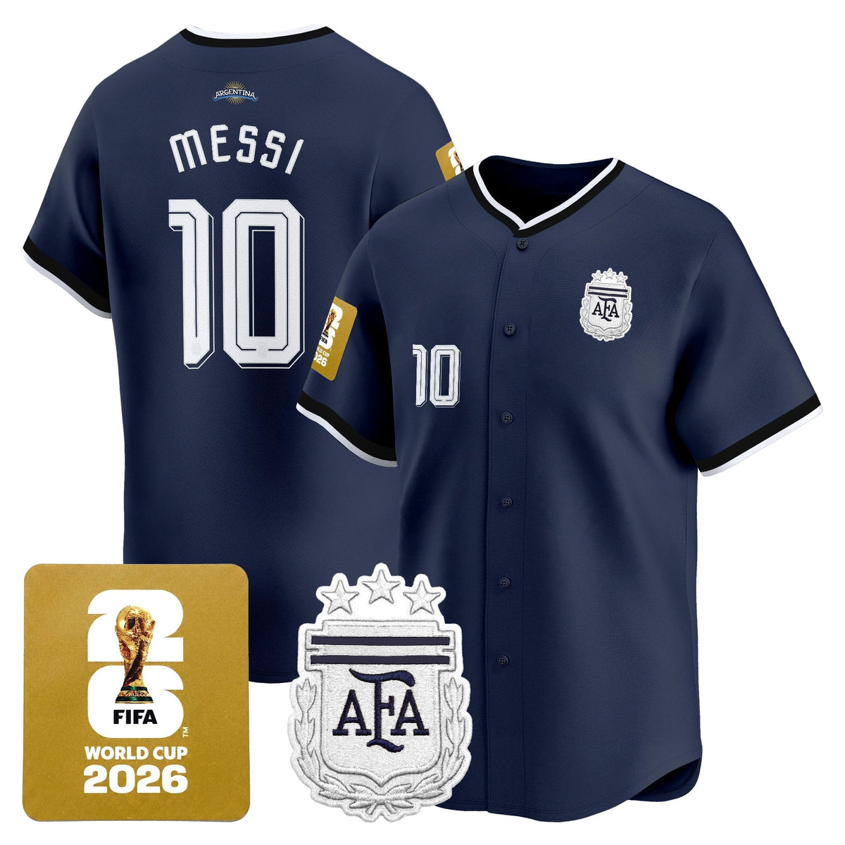 Argentina 2026 Vapor Baseball Jersey - All Stitched