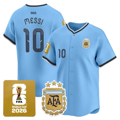 Argentina 2026 Vapor Baseball Jersey - All Stitched