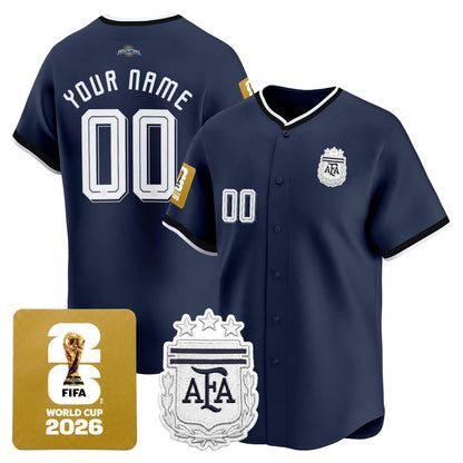 Argentina 2026 Vapor Custom Baseball Jersey - All Stitched