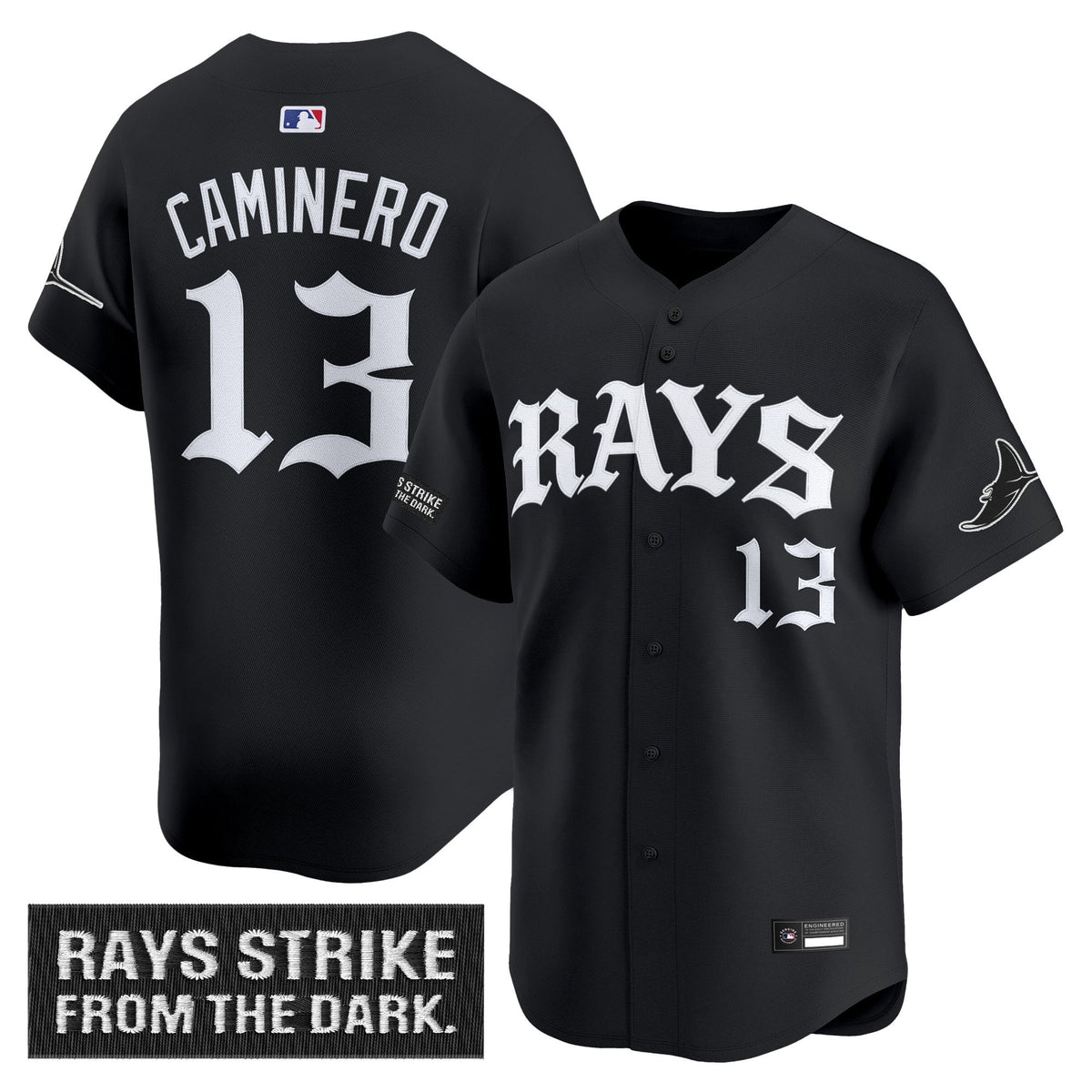 Tampa Bay Rays 'Old English Edition' Vapor Premier Limited Jersey - All Stitched