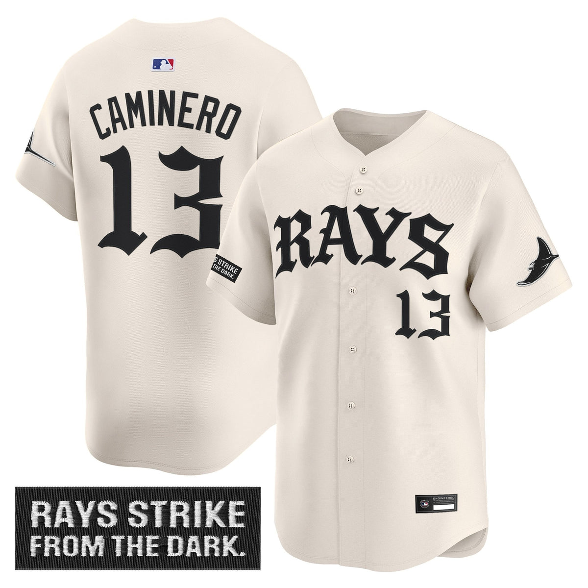 Tampa Bay Rays 'Old English Edition' Vapor Premier Limited Jersey - All Stitched