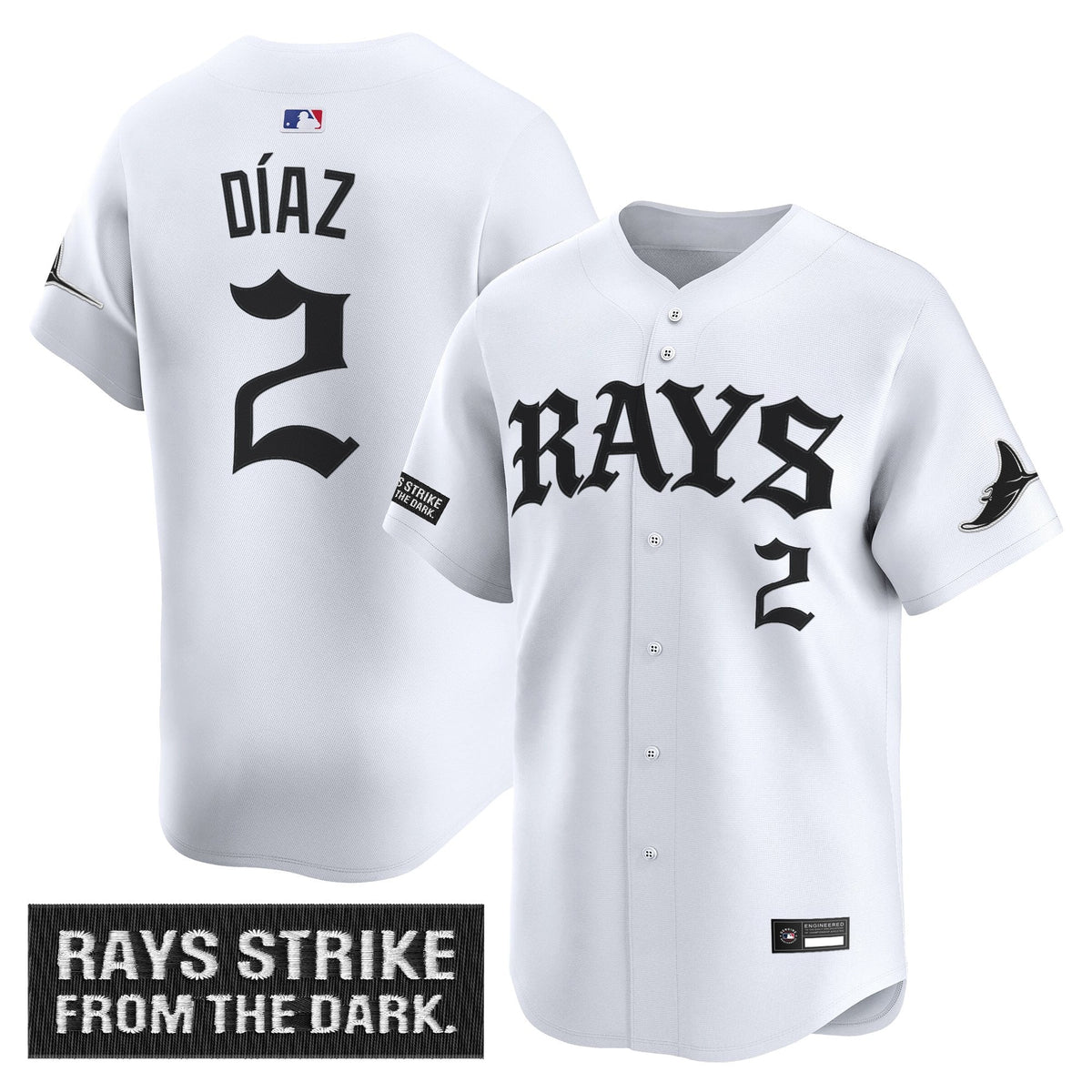 Tampa Bay Rays 'Old English Edition' Vapor Premier Limited Jersey - All Stitched