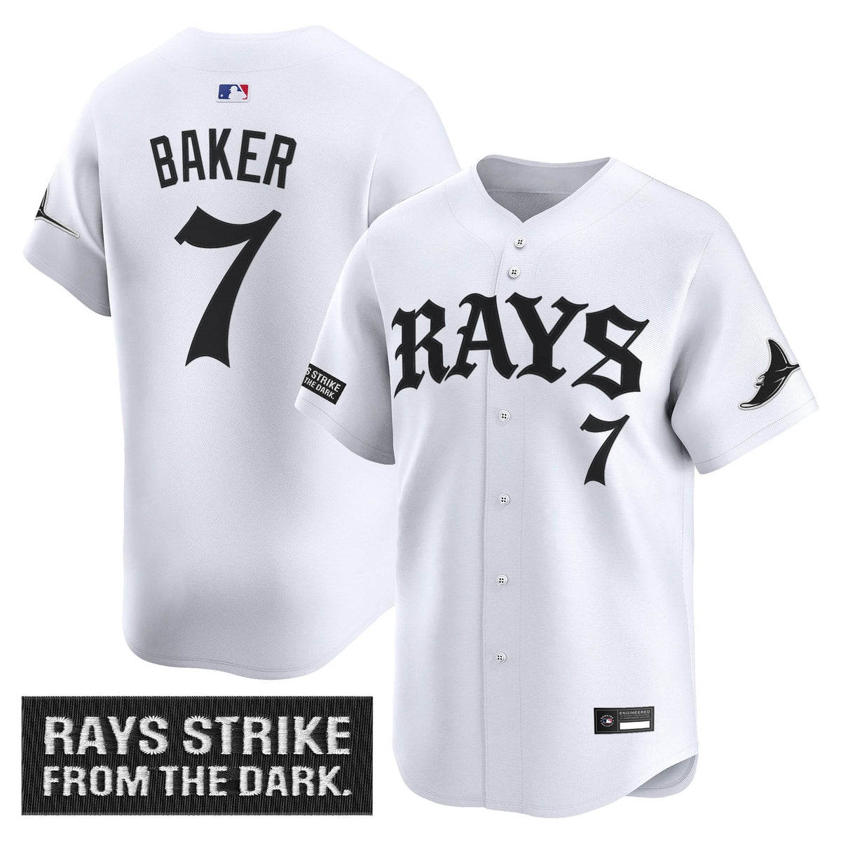 Tampa Bay Rays 'Old English Edition' Vapor Premier Limited Jersey - All Stitched