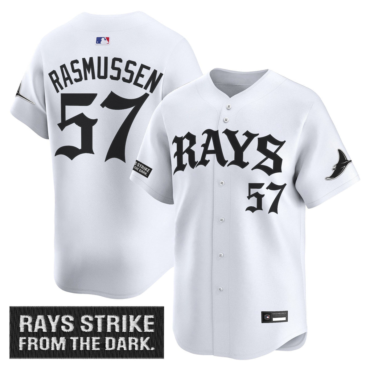 Tampa Bay Rays 'Old English Edition' Vapor Premier Limited Jersey - All Stitched