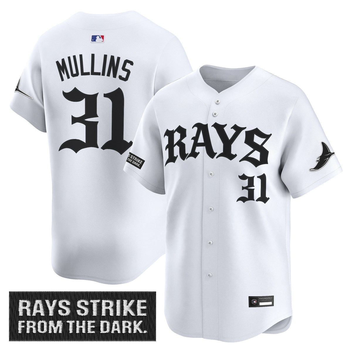 Tampa Bay Rays 'Old English Edition' Vapor Premier Limited Jersey - All Stitched