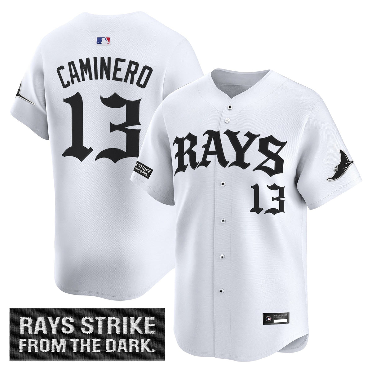 Tampa Bay Rays 'Old English Edition' Vapor Premier Limited Jersey - All Stitched