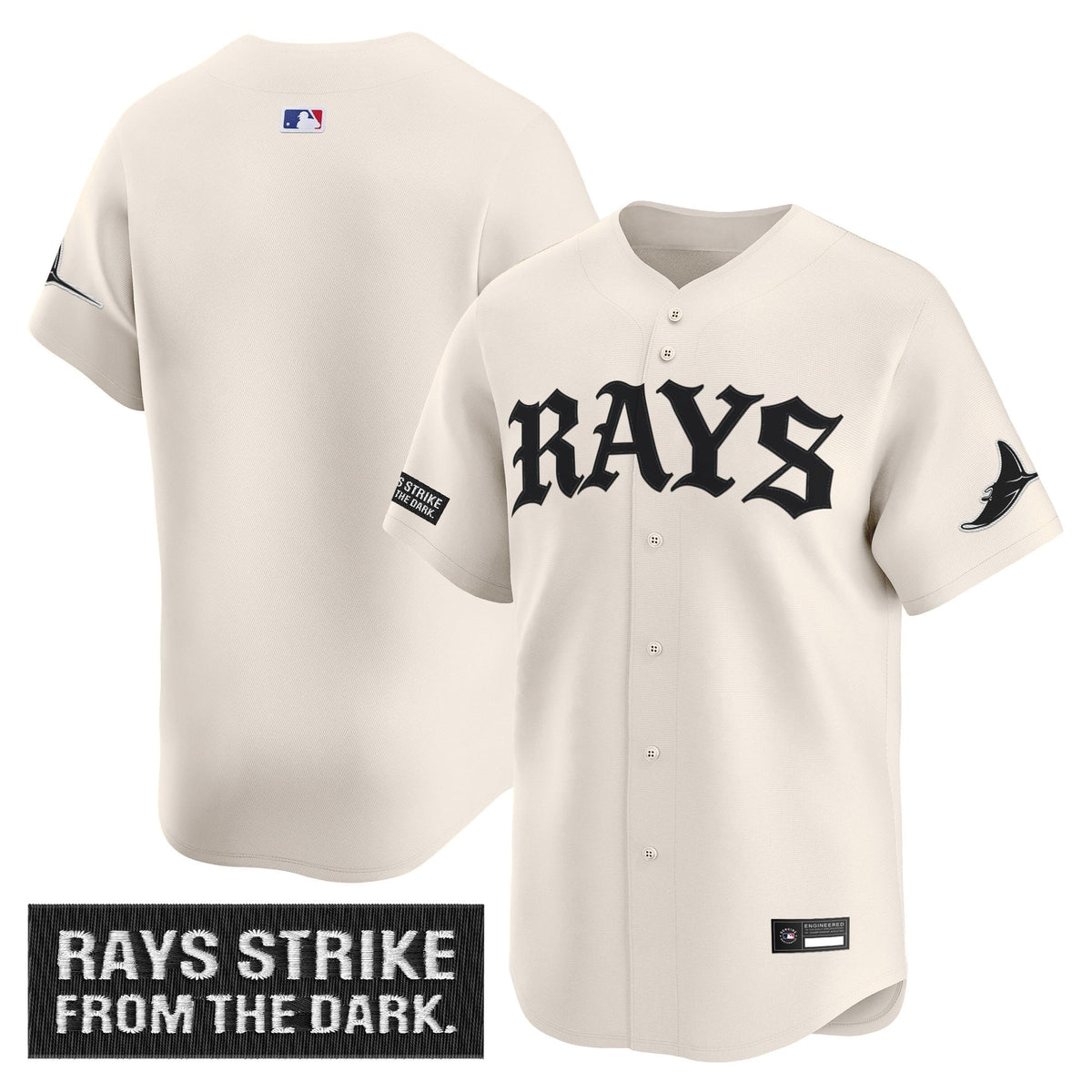Tampa Bay Rays 'Old English Edition' Vapor Premier Limited Jersey - All Stitched