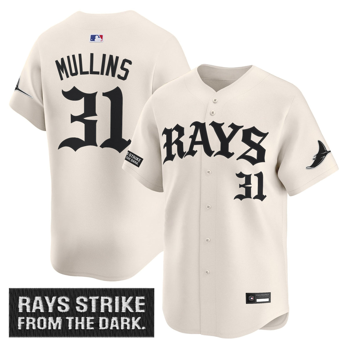Tampa Bay Rays 'Old English Edition' Vapor Premier Limited Jersey - All Stitched