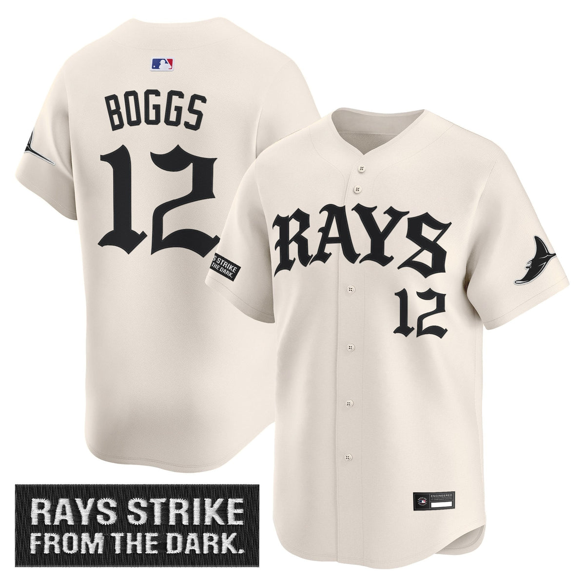Tampa Bay Rays 'Old English Edition' Vapor Premier Limited Jersey - All Stitched