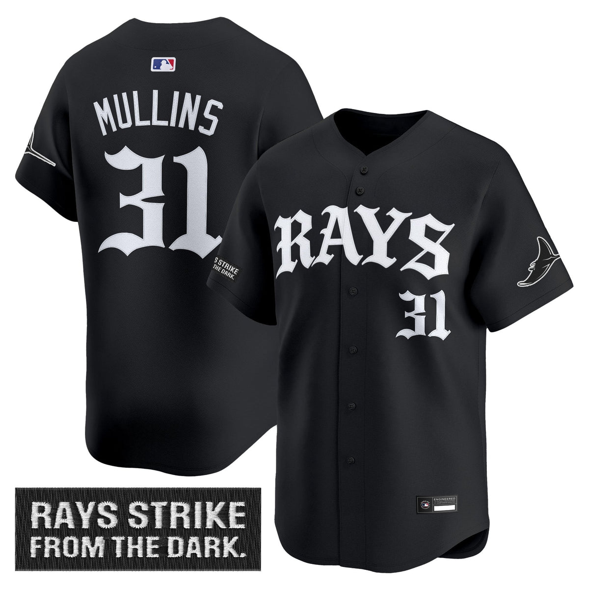 Tampa Bay Rays 'Old English Edition' Vapor Premier Limited Jersey - All Stitched