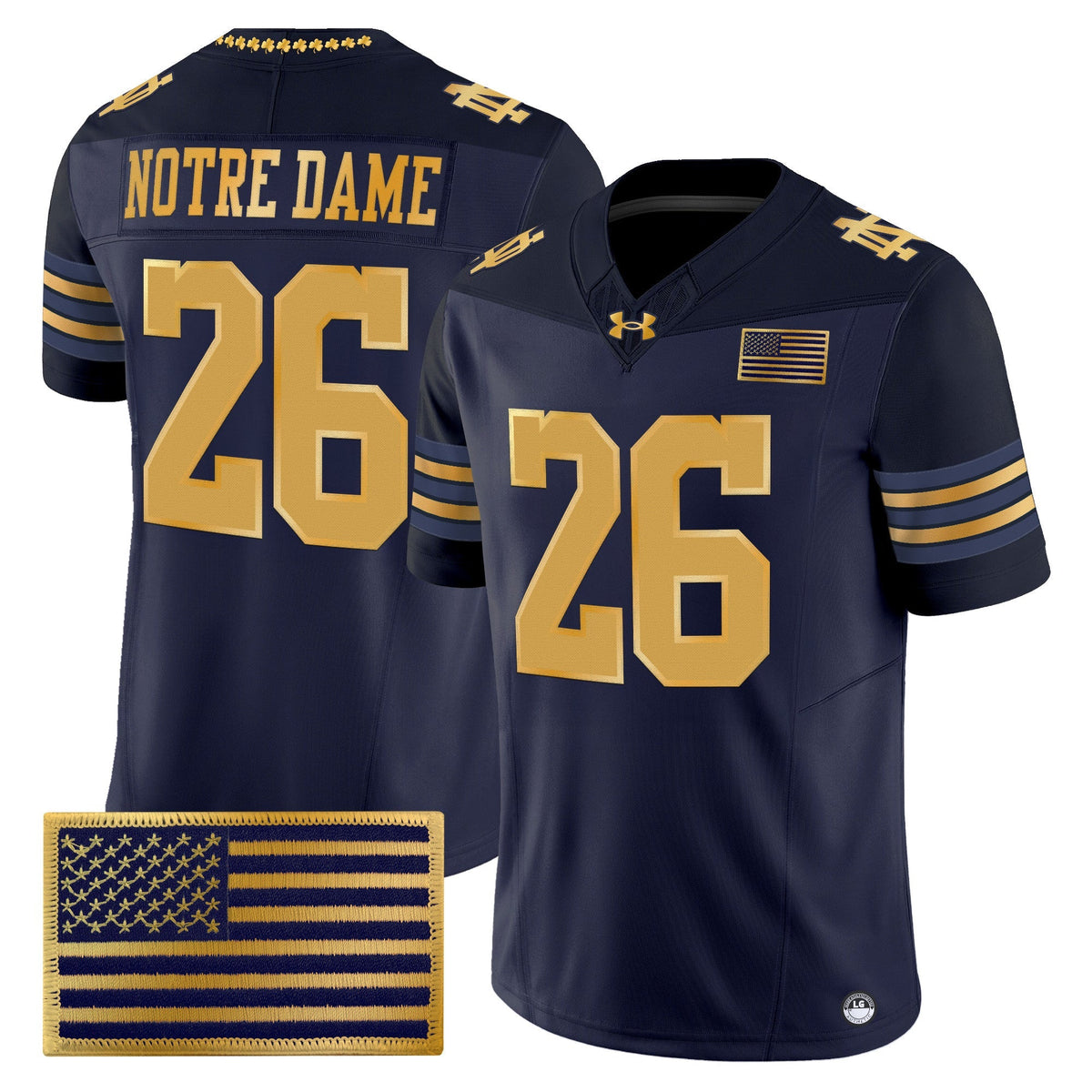 Notre Dame Fighting Irish 2026 Shamrock Series Vapor Limited Jersey - Stitched