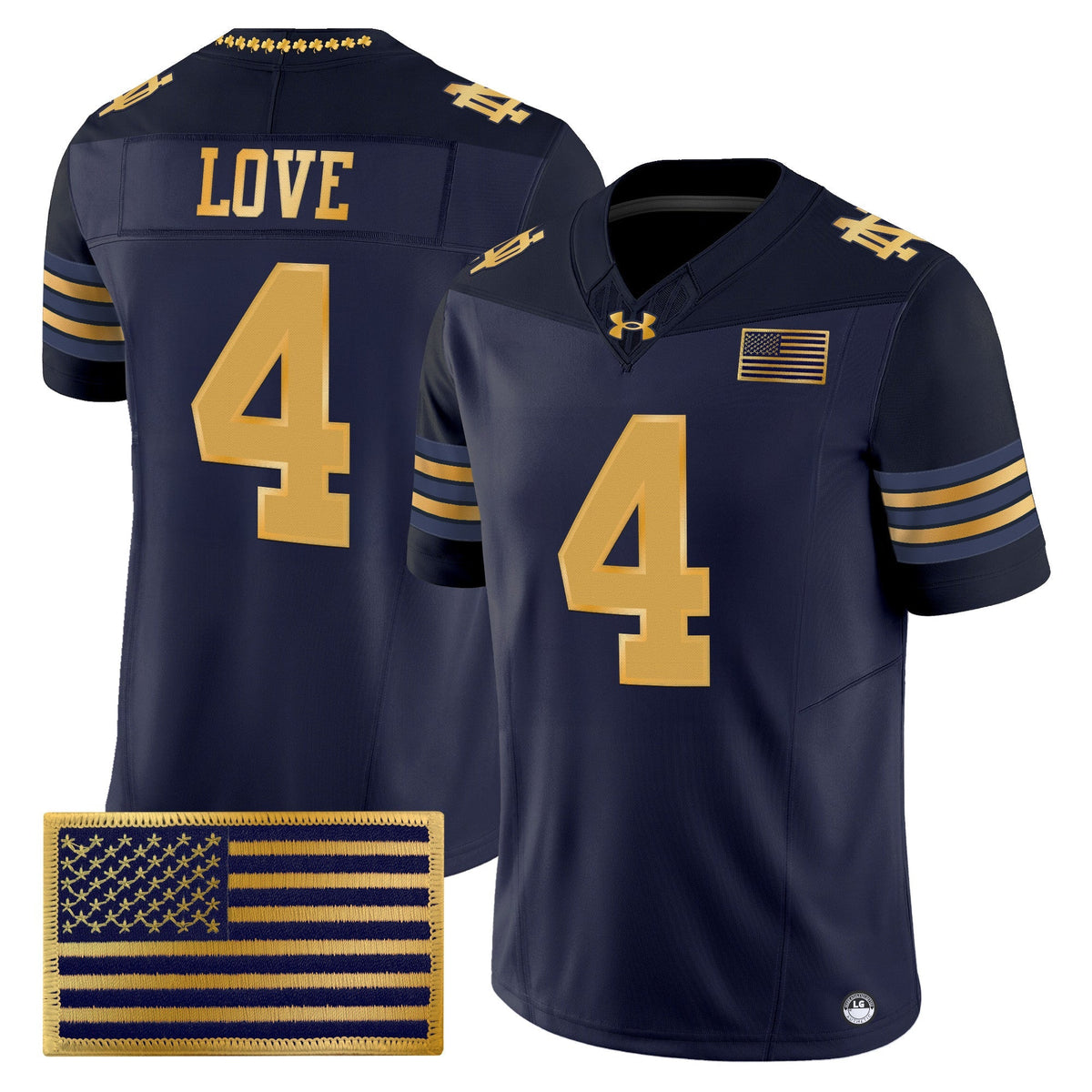 Notre Dame Fighting Irish 2026 Shamrock Series Vapor Limited Jersey - Stitched