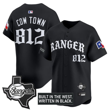 Texas Rangers 'Old English Edition' Vapor Premier Limited Jersey - All Stitched