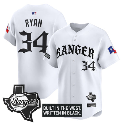 Texas Rangers 'Old English Edition' Vapor Premier Limited Jersey - All Stitched