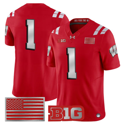 Wisconsin Badgers 2026 Lambeau Vapor Limited Jersey - All Stitched