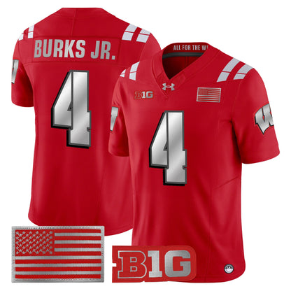 Wisconsin Badgers 2026 Lambeau Vapor Limited Jersey - All Stitched