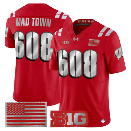 Wisconsin Badgers 2026 Lambeau Vapor Limited Jersey - All Stitched