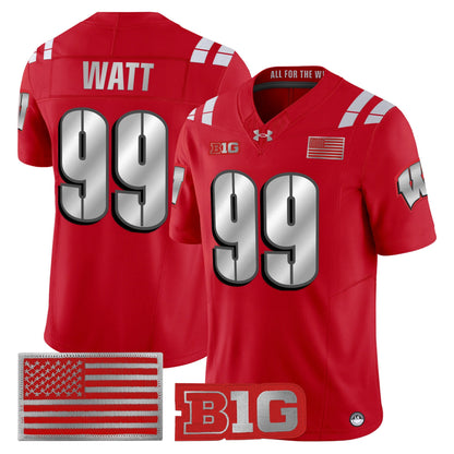 Wisconsin Badgers 2026 Lambeau Vapor Limited Jersey - All Stitched