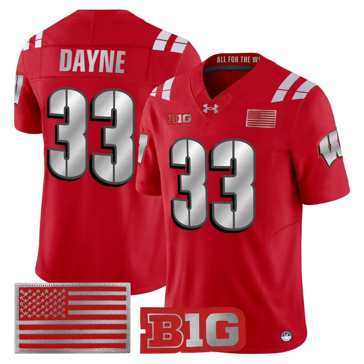 Wisconsin Badgers 2026 Lambeau Vapor Limited Jersey - All Stitched