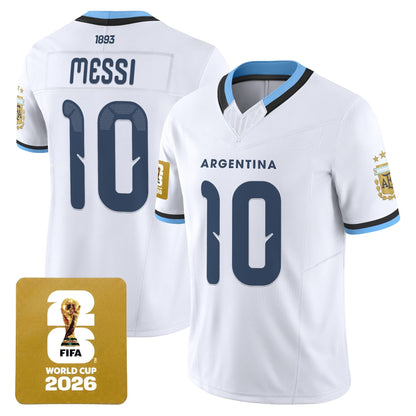 Argentina 2026 World Cup Vapor Football Jersey - All Stitched